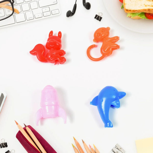 Mix Character, Monkey, Fish, Cat Pencil Top Promotional toys (1 Pc / Mix Colour & Design) - justgrabit.in | Just Grab It
