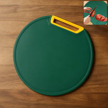 Round Multipurpose 32x32 cm Anti - Slip Cutting Boar (1 Pc) - justgrabit.in | Just Grab It