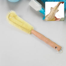 13 inch Bottle Brush, Bristle Brush with  Wood Handle, Washing Brush with Wooden Handle, Kitchen Cleaning Tool, Brushes for Dish, Tumbler, Teapot, Cup, Pan - Justgrabit Inc.
