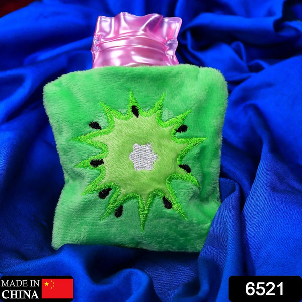 Green Sun Compact Hot Water Bag with Cover – Pain Relief Warmer for Neck, Shoulders, Hands, Feet & Menstrual Cramps - Justgrabit Inc.