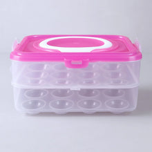 Double Layer 24 Grid Egg Storage Box for Egg Storage Container - Justgrabit Inc.