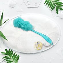 Loofah Back Scrubber for Shower, Long Handle Bath Sponge Shower Brush, Soft Nylon Mesh Back Cleaner Washer, Body Bath Brush for Women and Men, Bathroom Shower Accessories (45 Cm) - justgrabit.in | Just Grab It