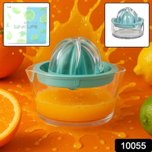 Manual Drink Orange Lemon Citrus Lime Fruit Juice Juicer Squeezer, BPA Free, Press & Pourer With Lid Plastic Manual (1 Pc) - Justgrabit Inc.