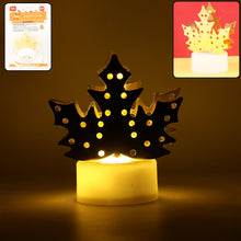 Christmas Decorative LED Gold Metal Leaf Diya Lamp, Diwali (1 Pc) - justgrabit.in | Just Grab It