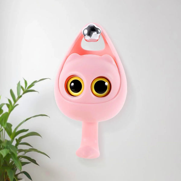 Creative Adhesive Coat Hook Wink Cat Hook (1 Pc) - justgrabit.in | Just Grab It