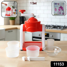 Manual Ice Snow Maker Machine (1 Set Red Color) - justgrabit.in | Just Grab It