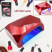 36W LED Nail Dryer, Curing Nail Polish UV Gel Diamond Shaped Nail Dryers (1 Pc) - justgrabit.in | Just Grab It