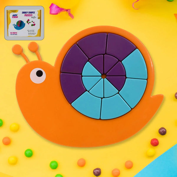 Mini Snail Puzzle – STEM Educational Toy, Puzzle Games for Ages 3 - 6 (Mix Color) - Justgrabit Inc.