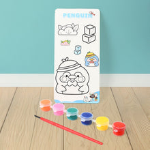 Kids Art Painting Kit Water Color, Cartoon Printed Board & Brush (9 Pcs Set) - justgrabit.in | Just Grab It