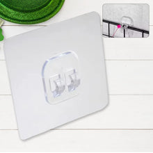 Household Self Adhesive Wall Hooks, Punch - Free Wall - Mounted Hook, Seamless Transparent No Nails Drill Waterproof Hooks for Bathroom, Kitchen, Home (1 Pc) - Justgrabit Inc.