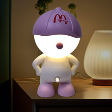 Cute Lovely Cartoon Design LED Desk Night Light With Plastic Head Cap (1 Pc) - justgrabit.in | Just Grab It