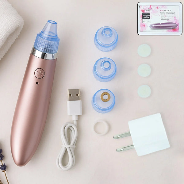 Vacuum Suction Tool with 4 Suction Head for Men and Women (Multi - Color / 1 Set) (USB & Adapter Included) - Justgrabit Inc.