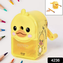 Plastic Cutest Duck Pencil Sharpener (1 Pc) - justgrabit.in | Just Grab It