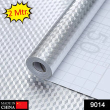 2 Meter Aluminium Foil Sticker used in all kitchen purposes to prevent oily and greasy stains of food while cooking. - Justgrabit Inc.
