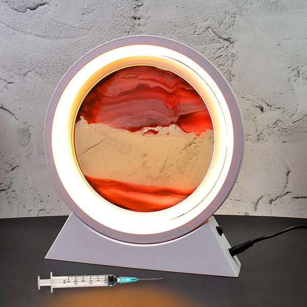 3D Liquid motion Display With LED Light (1 Pc) - justgrabit.in | Just Grab It