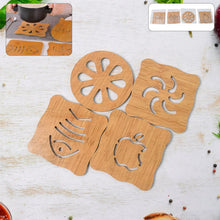 Wooden Table Coasters Tea Coasters (1 Pc / Mix Design) - Justgrabit Inc.
