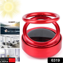 Solar Car Aroma Diffuser 360° Rotating Design, Air Freshener for Car, Home, Office - justgrabit.in | Just Grab It