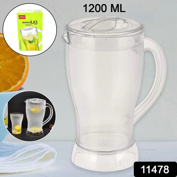 Apex Unbreakable Lemon Jug – 1200 ML (Approx / 1 Pc) - Justgrabit Inc.