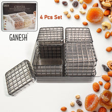 Ganesh Multipurpose Gift Set, Dry fruit (4 Pcs Set / With Tray) - justgrabit.in | Just Grab It
