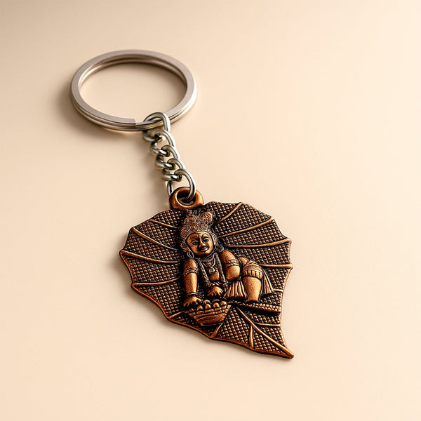 Premium Antique - Finish Metal Keychain (1 Pc) - justgrabit.in | Just Grab It