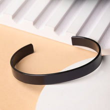 Stylish Black - Plated Stainless - Steel kada (1 Pc) - justgrabit.in | Just Grab It