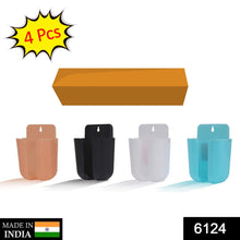 Wall Mounted Storage Box Remote Storage Organizer Case (Multicolour) - Justgrabit Inc.