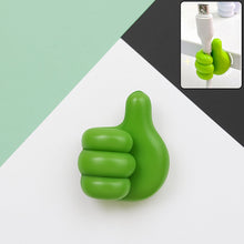 Green Multifunctional Multi functional Hand Shape Wall Clip Hanger Keys Cable Holder - justgrabit.in | Just Grab It