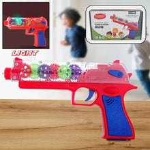 Plastic Gear Simulation Laser Toy Gun – 3D Lights, Music & Rotating Gear (1 Pc, 3+ Years) - Justgrabit Inc.