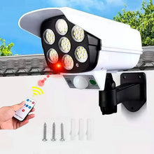 Solar Light Outdoor Motion Sensor Security Camera Shaped Dummy Wall Lamp (1 Pc) - justgrabit.in | Just Grab It