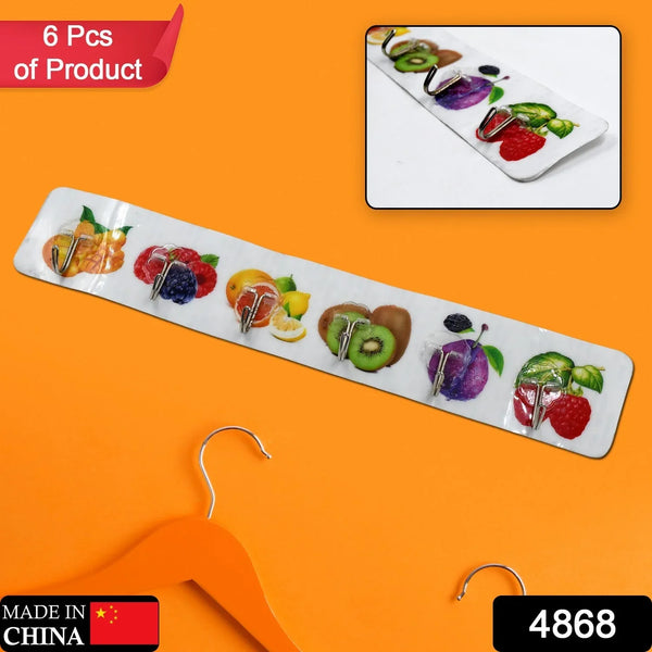 Transparent Adhesive Wall Hook – Premium, Strong & Multiuse ( 6pc ) - justgrabit.in | Just Grab It