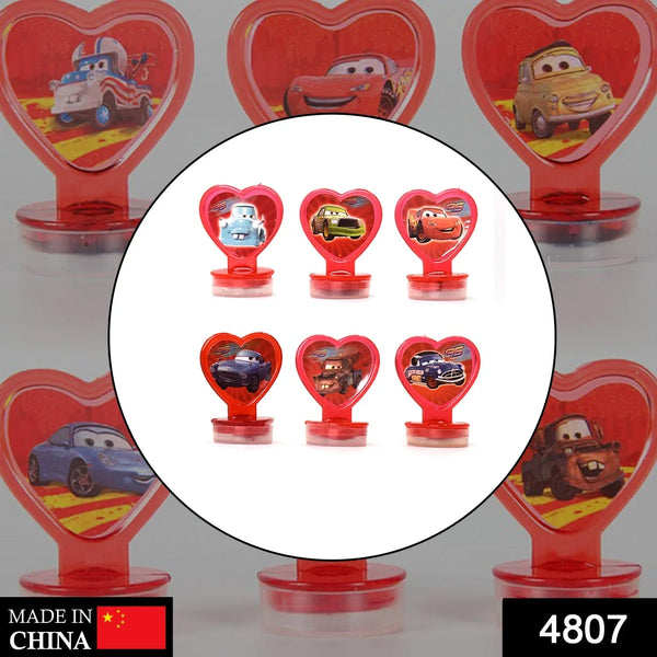 6 Pc Car Stamp Set used in all types of household places by kids and children’s for playing purposes. - Justgrabit Inc.