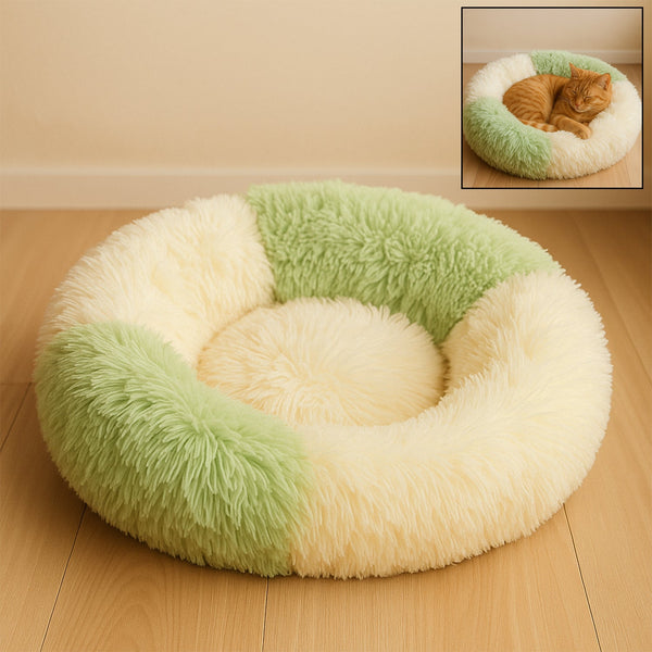 Ultra Soft Fluffy Pet Bed for Cats & Small Dogs – 1 Pc - justgrabit.in | Just Grab It