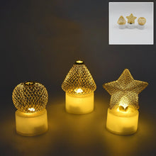 Flameless and Smokeless Decorative Candles Acrylic Led Tea Light Candle for Gifting, House, Light, Diwali (3 Pc Set) - justgrabit.in | Just Grab It