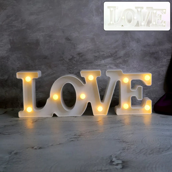 Love Shaped LED Decorative Night Light (1 Pc) - justgrabit.in | Just Grab It