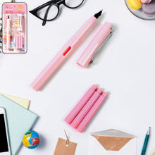 Fountain Blue Pen With 3 Refills (1 Set) - justgrabit.in | Just Grab It