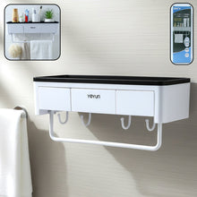 Wall Mounted Multifunctional Bathroom Storage Rack (1 Pc) - justgrabit.in | Just Grab It
