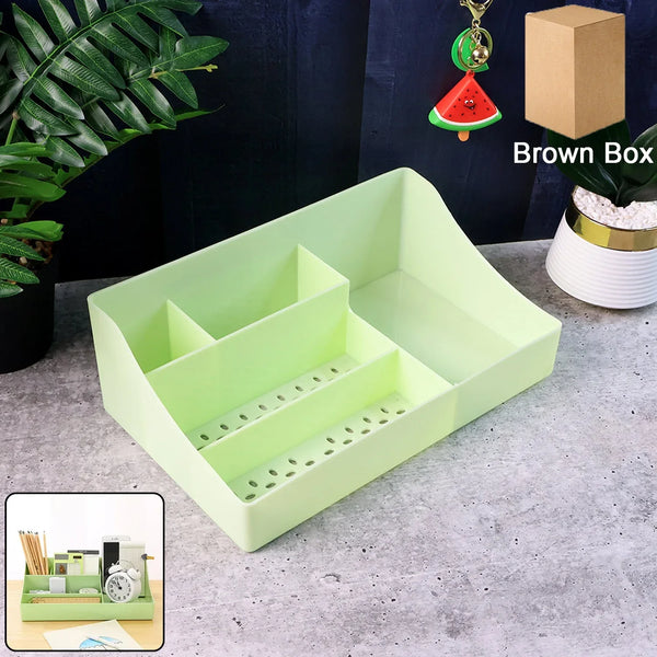 Multi - Section Desk Organizer Storage Tray (1 Pc) - justgrabit.in | Just Grab It