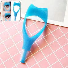 3 - in - 1 Plastic Eyelash Tool: Mascara Guide, Brush & Curler (1 Pc) - justgrabit.in | Just Grab It
