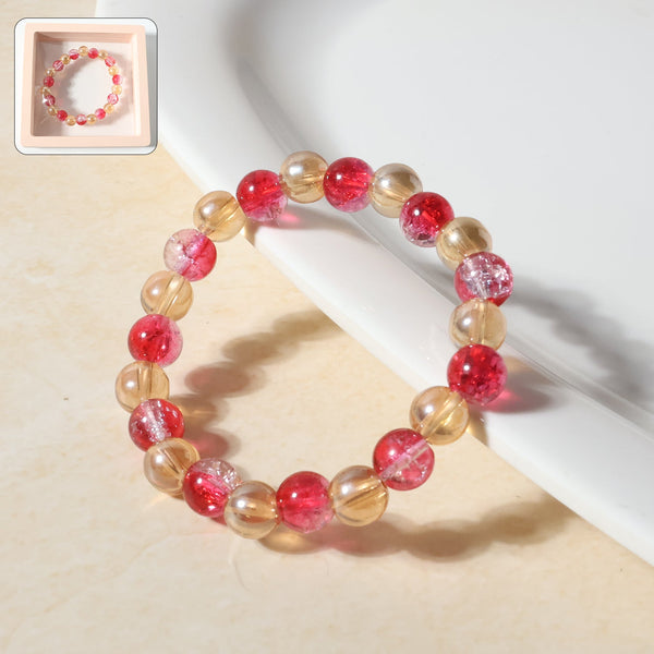Elegant Beaded Stretch Bracelet (1 Pc) - justgrabit.in | Just Grab It