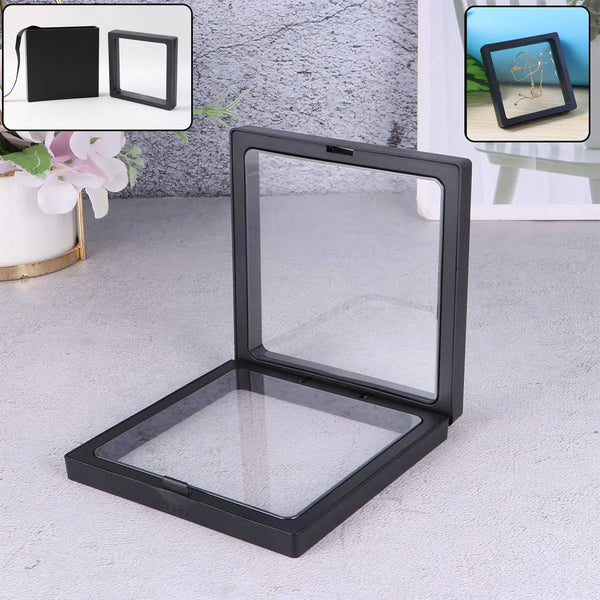 Transparent Jewellery Display Box (11x11 cm / 1 Pc) - justgrabit.in | Just Grab It