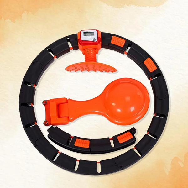 Smart Fitness Hula Hoops with Spinning Ball and Intelligent Counter (1 Pc / With Brown Box) - justgrabit.in | Just Grab It