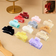 Soft Velvet Furry Hair Clutcher Clips Set (12 Pc) - justgrabit.in | Just Grab It