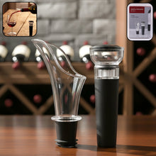 Premium Wine Poorer and Vacuum Bottle Stopper Set (2 Pc) - justgrabit.in | Just Grab It