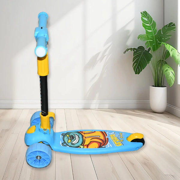 Jumbo Scooter for Kids 2 Wheels Steel Frame Large Foldable & Height Adjustable - Justgrabit Inc.