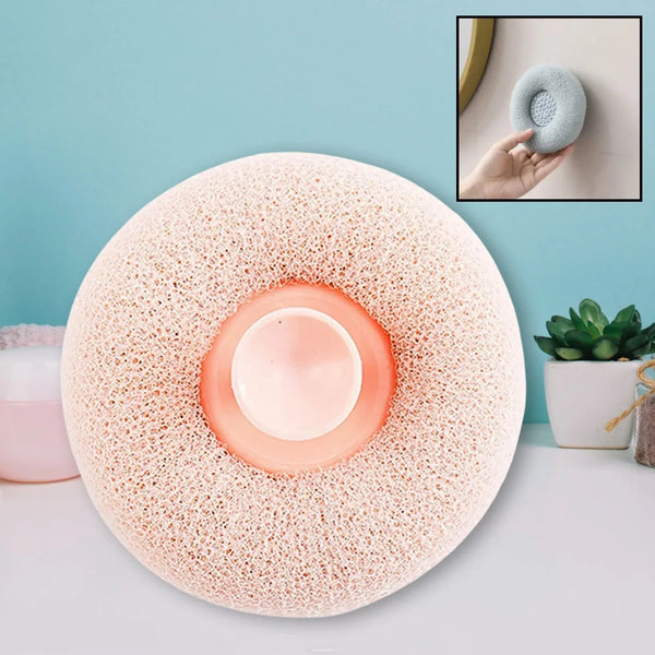 Flower Bath Sponge - Super Soft Body Exfoliator with Suction Cup for Shower & Massage - justgrabit.in | Just Grab It