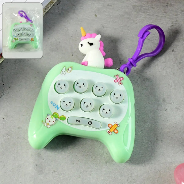 Cartoon Push - Button Musical Keychain Toy - (1 Pc) - justgrabit.in | Just Grab It