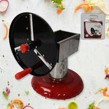Stainless Steel Chips Maker and Vegetable Slicer for Kitchen Potato Slicer Graters and Chippers. Chips Maker is Suitable for Vegetable Cuttings. Chips Maker Consist Hard Coated Iron Wheel and Stand. - Justgrabit Inc.