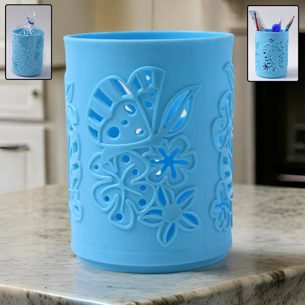 Pen holder Office Desk Plastic Mesh Pen Stand (1 Pc) - Justgrabit Inc.