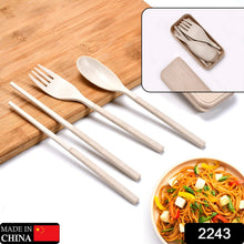Spoon, Fork, Chopsticks Dinnerware Set 3 Pc - justgrabit.in | Just Grab It