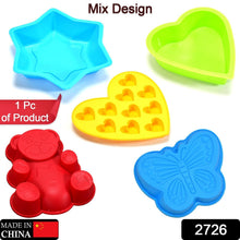MIX SHAPE CAKE CUP LINERS I SILICONE BAKING CUPS - justgrabit.in | Just Grab It